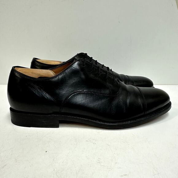 VERY GOOD Grant Stone x J. Crew Oxford Bench Made Cap Toe Black 11.5 - Picture 3 of 12